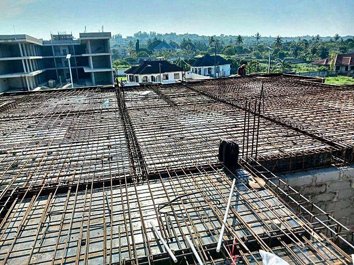 Slab ya ghorofa — maandalizi ya umeme — Gibons Electrical Solutions, Dar es Salaam